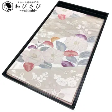 후쿠로 오비 츠지가하나 금은사 박향색 O-5883