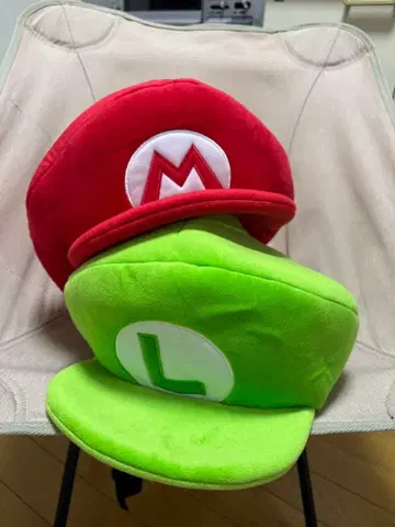 당일 발송 USJ 유니버셜 마리오 루이지 세트 팬캡 모자