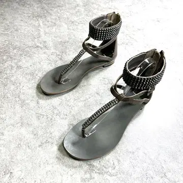 새상품 택 포함 [ ASH ] 아쉬/스터드 샌들/Y2K/토 샌들/백 지퍼