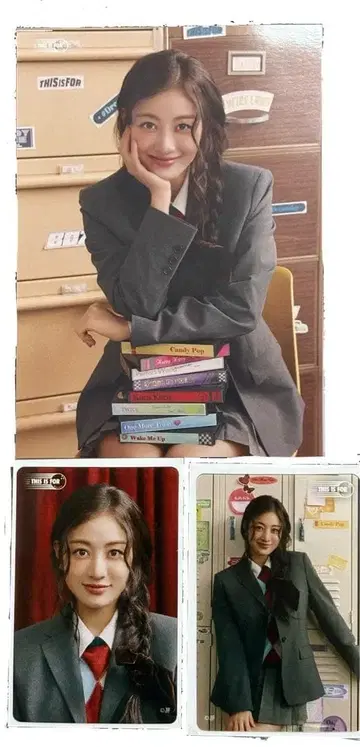 TWICE THIS IS FOR 랜트레, 복권 참여상 2장 세트 지효