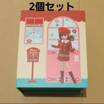 새상품 리카짱 책 모양 박스 2개 레트로 팝 amifa 캔두