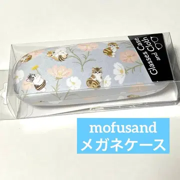 모프 샌드 안경 케이스 플라워 블루 미개봉 새상품