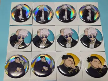 주술회전 회옥 옥절 트레이딩 캔뱃지 고죠 사토루 게토 스구루