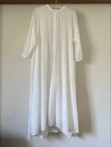 [ mizuiroind ] 스탠드 카라 플레어 롱 원피스