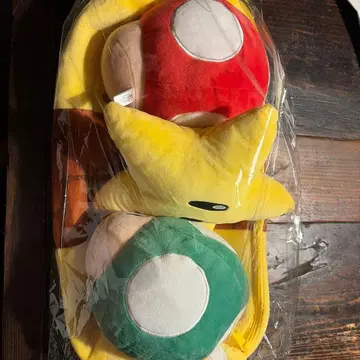 USJ 기념품 새상품 마리오 버섯 스타 봉제 인형