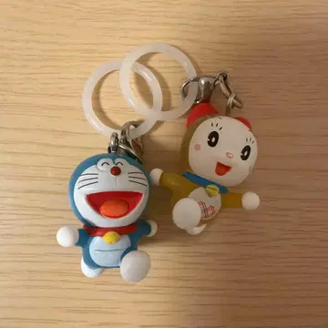 도라에몽 도라미짱 메지루시 액세서리 키링 2개 세트