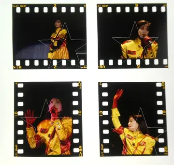 레어템 모리타카 치사토 포지 필름 4장 옐로우 컬러 의상