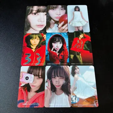 LE SSERAFIM 채원 dicon 랜티큘러 9장 트레이딩 카드