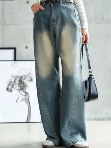 고베 레터스 압도적 슬림 커브 데님 팬츠 [M4288]