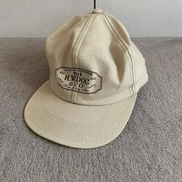 선착순 THE H.W.DOG &CO. 워크캡 베이지