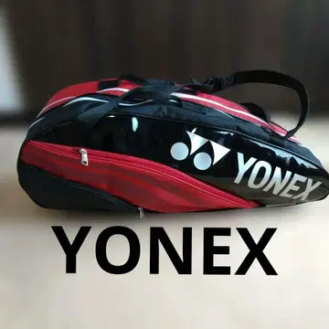 새상품급 YONEX 요넥스 라켓백 테니스 배드민턴 빨간색 블랙