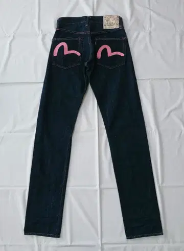 EVISU 핑크 갈매기 2000 다크 네이비 사이즈 25