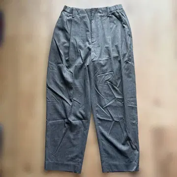 STUDIOUS 그레이 와이드 슬랙스 이지 팬츠