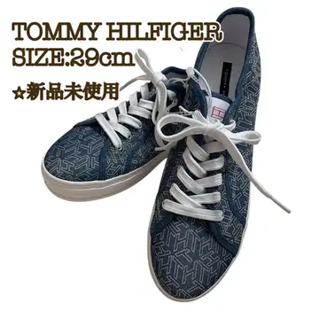 [새상품] 타미힐피거 스니커즈 네이비 캔버스 29cm