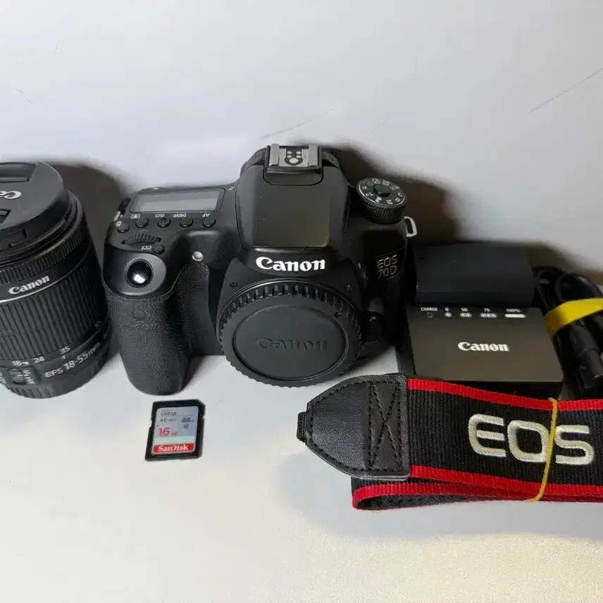 캐논 정품 EOS 70D + 18-55mm stm 렌즈