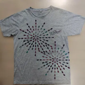 back number 불꽃놀이 T셔츠 M사이즈 2~3회 착용