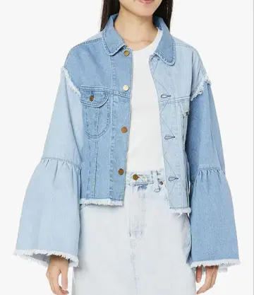 Lee COMPILATIONS 데님 자켓 변형 절개 여성용
