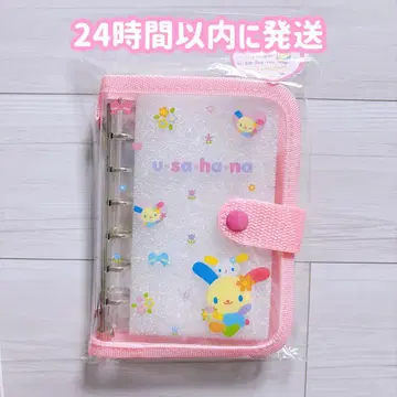 3 새상품 SPINNS 우사하나 씰 바인더 산리오 씰북 콜라보