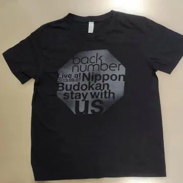 back number 일본 무도관 무도관군 T셔츠 S사이즈 1회 착용