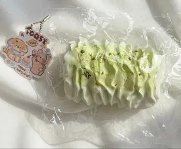 문칭 wenqing 말차 크림 롤 스퀴즈