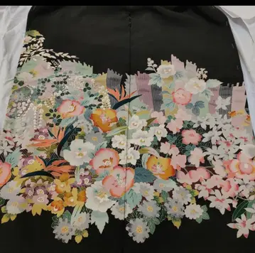 카가 유젠 검은색 토메소데 가이에바 미재단 상품