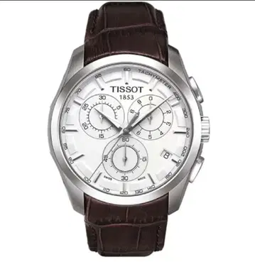 TISSOT 쿠튀리에 크로노그래프 쿼츠 티쏘 손목시계