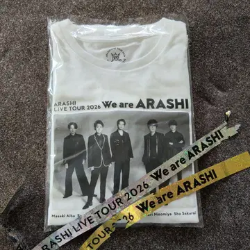 아라시 We are ARASHI LIVE TOUR 2026 티셔츠