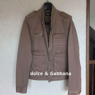 D&G 브라운 밀리터리 자켓