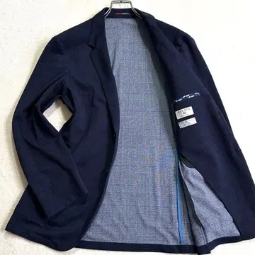 [ 미사용급 ] 오리히카 언라이닝 자켓 워셔블 글렌체크 3L