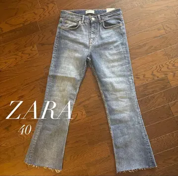 ZARA 크롭 플레어 데님 40