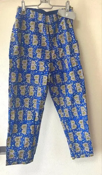 새상품 빔즈 보이 컬러풀 코튼 팬츠 (마리메꼬 미나 페르호넨)