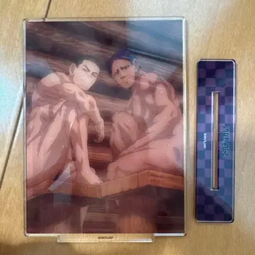 아크릴 스탠드 코이토 & 츠키시마 골든 카무이 코이토 소위 츠키시마 중사