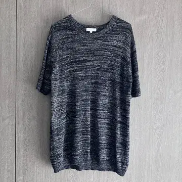 BEAUTY&YOUTH 반팔 썸머 니트 린넨/코튼/아크릴 혼방