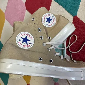 가격 인하 CONVERSE ALL STAR 베이지 하이컷 스웨이드