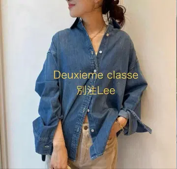 미사용 새상품 두지엠 클라세 별주 Lee 데님 셔츠