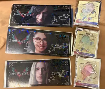 CAPCOM 데빌 메이 크라이 5 아크릴 키링 홀로그램 카드 세트