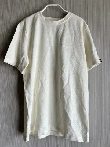 린넨 100% 화이트 반팔 T셔츠 wafu