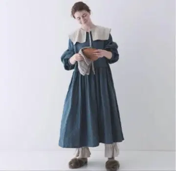 nest Robe 네스트로브 업사이클 린넨 원피스 블루