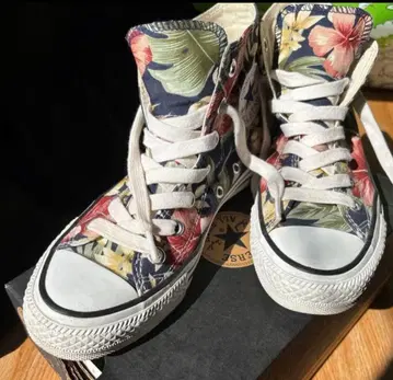 Converse All Star 플로럴 프린트 스니커즈
