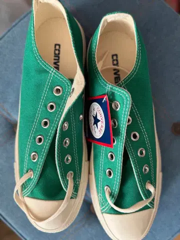 CONVERSE 그린 스니커즈 US 7