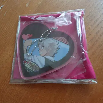 시나즈가와 사네미 귀멸의 칼날 키메츠 학원 발렌타인 하트형 아크릴 키링