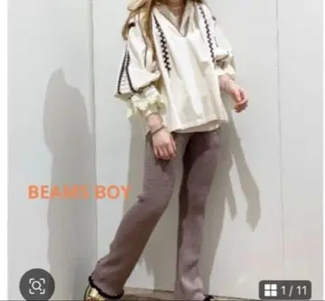 maturely / Irasos Smock 스모크 셔츠 beams boy