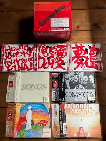 하운드독 HOUND DOG / RED BOX + DVD + 3CD