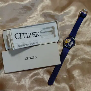 피넛 50주년 기념 새상품급 스누피/S&C 손목시계/QZ CITIZEN