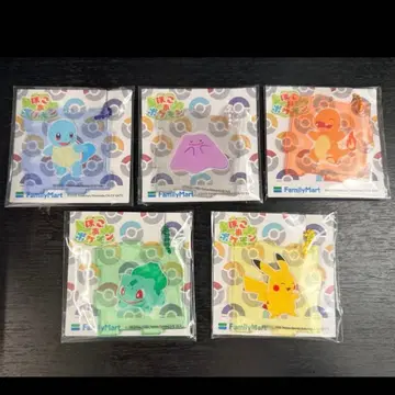 포켓몬 포코아 훼미리마트 아크릴 퍼즐 키링 전 5종 컴프