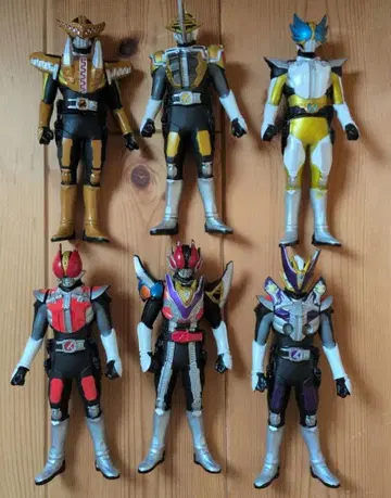 가면라이더 덴오 소프트 비닐 6체 세트 약 17cm