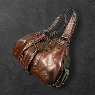 00s [archive] Y2K brown handbag 숄더 가능