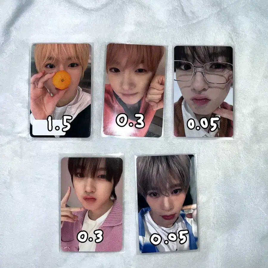 Yushi, Ryo) NCT WISH Everline Color unreleased photocard buncheol