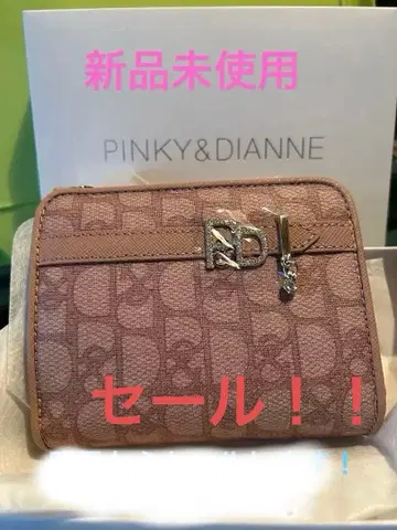 미사용 새상품 PINKY&DIANNE 접이식 지갑 핑크