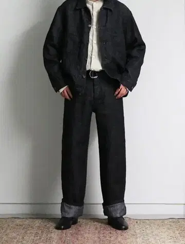 nest Robe CONFECT Sulfur Dyed Black 데님